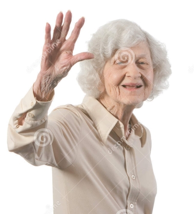 happy-elder-lady-waving-isolated-against-white-background-copyspace-30459721